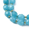 Natural White Jade Beads Strands G-D305-B01-01B-5