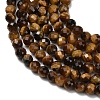 Natural Tiger Eye Beads Strands G-L642-F01-4mm-4