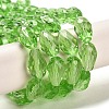 Glass Beads Strands X-EGLA-E010-8x12mm-14-2