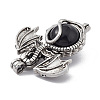 Natural Obsidian Pendants G-P491-02AS-05-3
