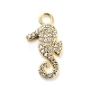 Brass Micro Pave Cubic Zirconia Pendants KK-L229-061G-1