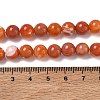 Natural Agate Beads Strands G-G754-06-8mm-5