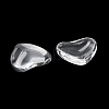 Transparent Glass Heart Cabochons GGLA-R021-16mm-2