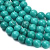 Natural Howlite Beads Strands G-Z149-A01-8mm-4