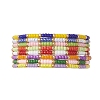 8Pcs Glass Seed Beads Stretch Bracelets for Men Women BJEW-MZ00276-3