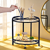 2 Bags Desktop Iron Shower Corner Shelves ODIS-WA0001-31-3