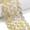 Natural Lemon Quartz(Heated) Beads Strands G-L660-A05-01-1