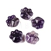 Natural Amethyst Cat Paw Print Figurines DJEW-N003-03B-1