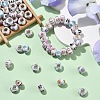 60Pcs 10 Styles Opaque Resin European Beads RPDL-YW0001-21-4