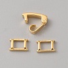 Brass Fold Over Clasps LS-KK-WH0079-109B-G-2