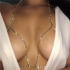 Alloy Full Crystal Rhinestone Sexy Body Chains for Bikini WG53BDA-01-2