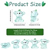 40Pcs 8 Styles Luminous 
Koala Miniature Ornaments DJEW-CJZ0001-005-2