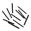 Opaque Colours Glass Twist Bugle Beads GLAA-WH0031-49G-1