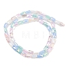 Electroplate Glass Beads Strands EGLA-D300-05-08-2