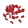 2-Hole Baking Paint Glass Seed Beads SEED-S023-17A-15-1