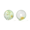 Frosted Baking Painted Glass Beads DGLA-N005-8mm-08-3