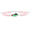 Palestine Map 304 Stainless Steel Enamel Link Bracelets FS-WGEA228-20-1