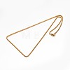 304 Stainless Steel Box Chain Necklaces NJEW-E026-11-3