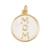 Brass Enamel Pendants X-KK-L251-02G-C04-1