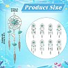 16Pcs 8 Styles Alloy & Synthetic Turquoise Pendants PALLOY-CJ00194-2