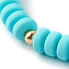 Handmade Polymer Clay Beads Stretch Bracelets Sets BJEW-JB06427-5