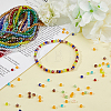 SUPERFINDINGS 16 Strands 16 Color Electroplate Glass Beads Strands EGLA-FH0001-22-5