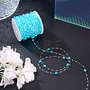 Acrylic Round Beaded Link Chains DIY-MB0007-001D-6