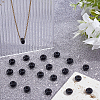 20Pcs Natural Black Onyx(Dyed & Heated) European Beads FIND-ME0003-87C-4