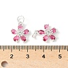 Brass Micro Pave Cubic Zirconia Pendants KK-U067-03S-06-3