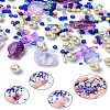 Ocean Theme Diy Painted Glass Beads DIY-YW0008-82B-4