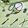 Adjustable Braided Nylon Cord Macrame Pouch Necklace Making NJEW-SW00019-02-3