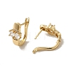 Brass Hoop Earrings EJEW-L271-13KCG-06-2