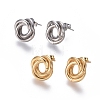 304 Stainless Steel Stud Earrings EJEW-L241-02A-1
