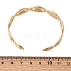 304 Stainless Steel Mariner Chain Cuff Bangles for Women SA-CBA82C8-07G-5
