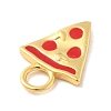 925 Sterling Silver Red Enamel Charms STER-Z012-01G-02-2