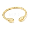 Ocean Brass Shell Shape Open Cuff Bangles for Women KK-CBAF3A5-09G-4