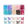 300Pcs Transparent Spray Painted Glass Charms X1-GLAA-LS0001-02-1