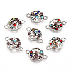 Alloy Connector Charms FIND-A024-02P-02-4