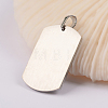 304 Stainless Steel Enamel Pendants STAS-O075-02AS-2