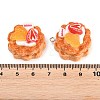 Resin Imitation Food Pendants RESI-D023-02-3
