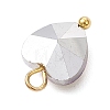 Transparent Glass Charms PALLOY-JF04198-01-5
