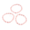 Natural Selenite Beaded Stretch Bracelets BJEW-L694-001-1