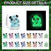 32Pcs 8 Styles Luminous Resin Ornaments AJEW-SZ0002-65-2