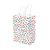 Polka Dot Print Paper Packing Tote Bags LS-CARB-R001-01A-1