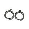 Brass Huggie Hoop Earring Findings LS-PALLOY-F249-19B-1