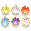 Alloy Enamel Pendants X-ENAM-S121-116-G-2