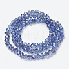 Electroplate Glass Beads Strands EGLA-A034-T2mm-I12-2