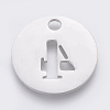 Non-Tarnish 304 Stainless Steel Pendants X-STAS-F233-04-P-2