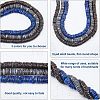  3 Strands 3 Colors Shell Beads Strands SSHEL-NB0001-23-5