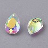 Glass Rhinestone Pendants RGLA-A024-H02-001AB-2